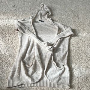 AMERICAN EAGLE HOODED AND POCKET CARDIGAN